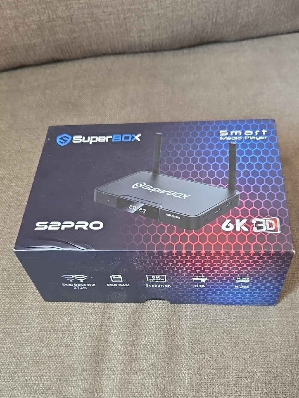 NEW IN BOX AND NEVER OPENED S2PRO 6K 3D Smart Media Player - Black